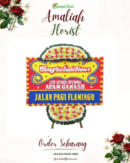 Sewa Papan Bunga Mandalaherang